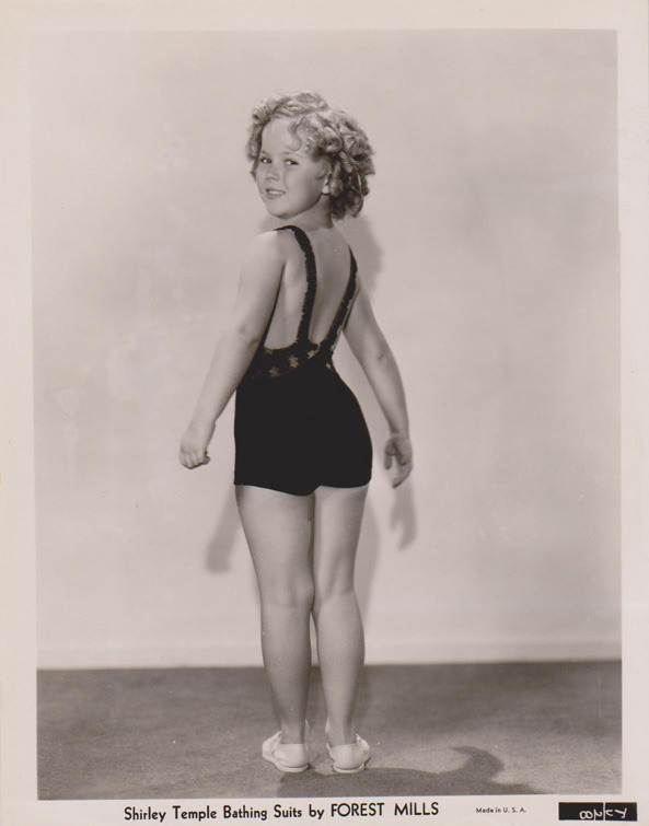 Here is Shirley Temple is topless in these photos as a child.